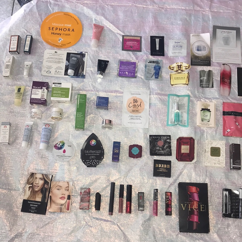 Sephora Sample Lot- Free rollerball and Masks